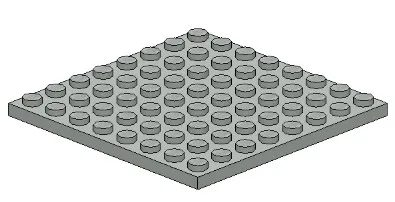 *Plate 8x8* JH398 10pcs DIY enlighten block brick part No.41539 Compatible With Other Assembles Particles