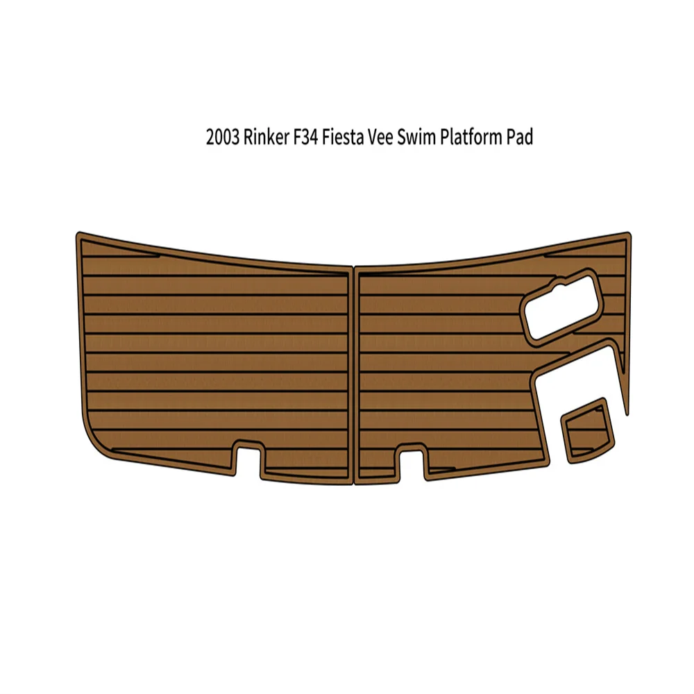 

Quality 2003 Rinker F34 Fiesta Vee Swim Platform Boat EVA Foam Teak Deck Floor Pad Mat