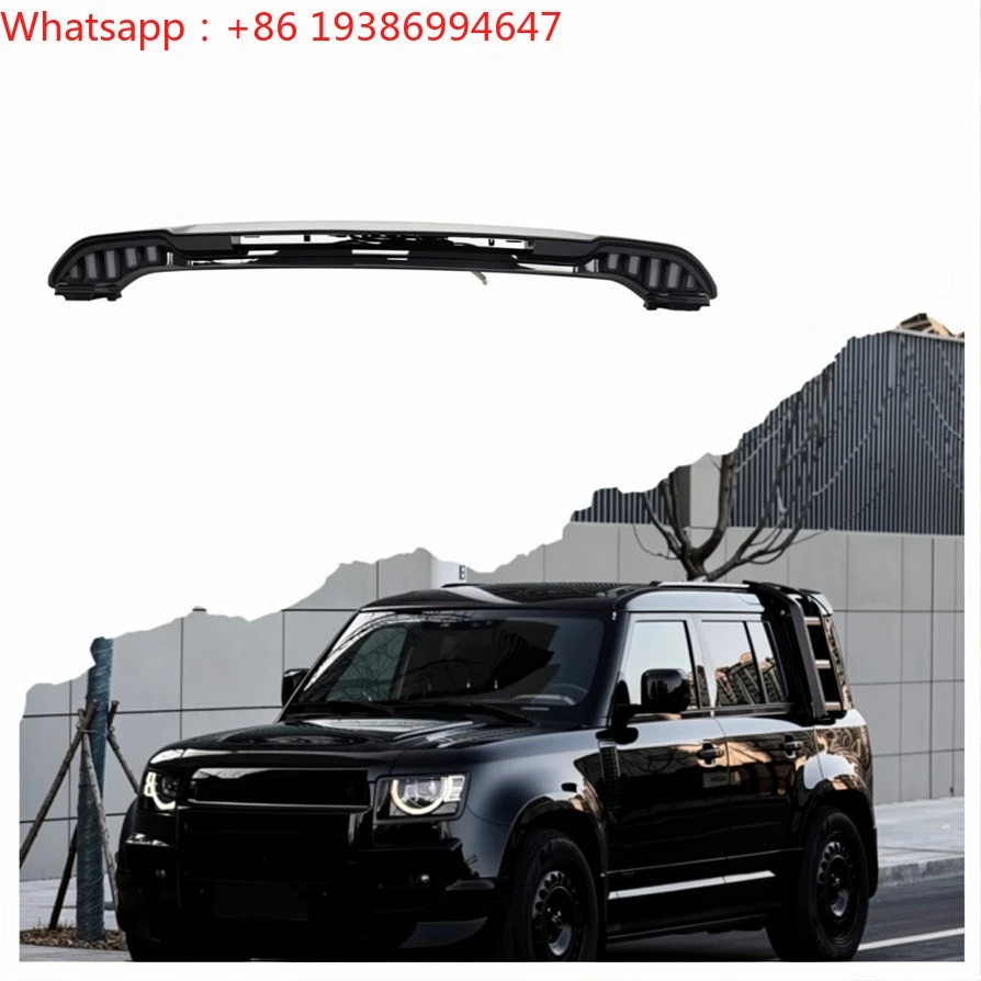 For Summer Auto Parts Hot Sale Universal Car Led Lights Rear Diffuser Body Kit Rear Spoiler for L663 New Defender Accessories