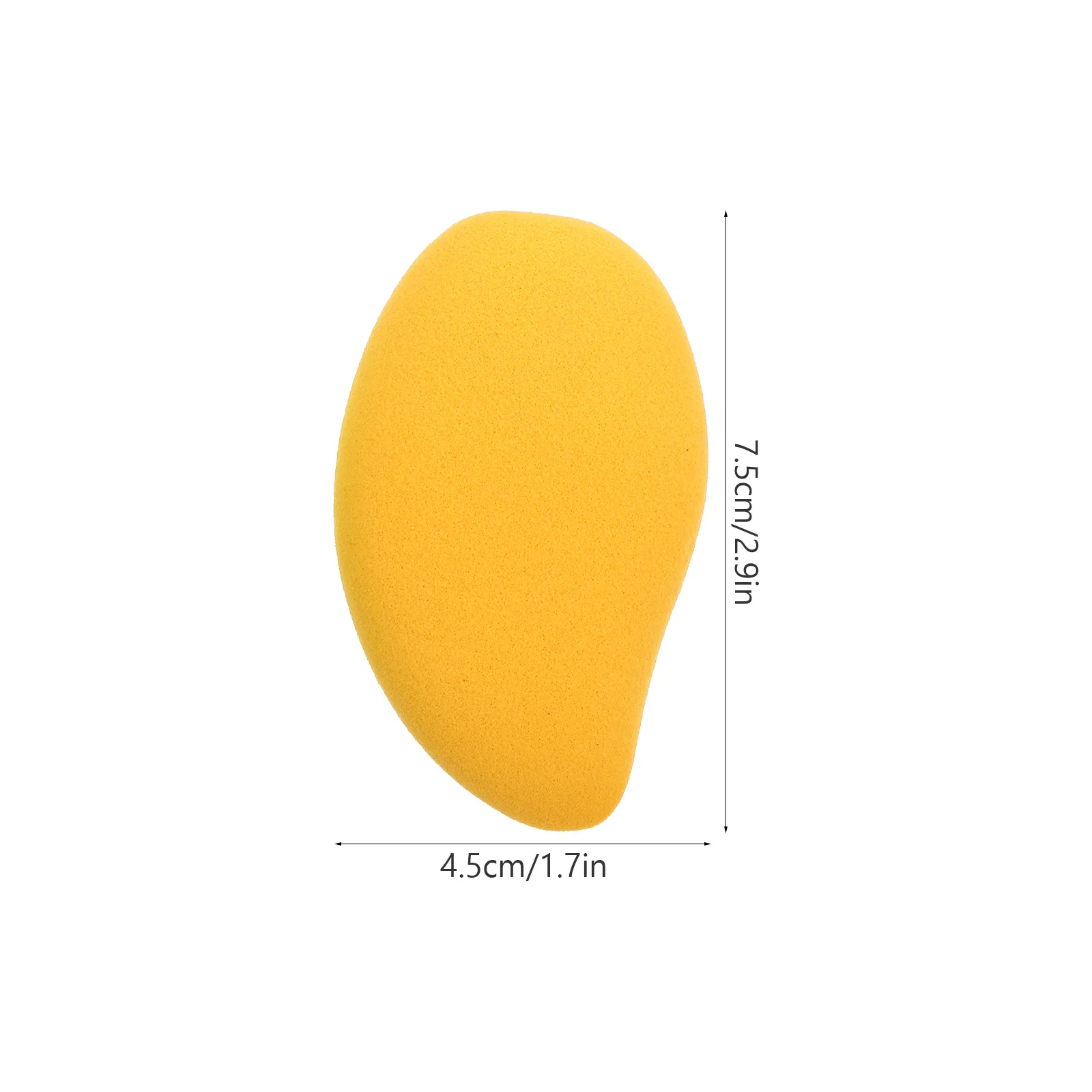 Herramientas de maquillaje portátiles en polvo con forma de mango, aplicadores de polvo facial suave, base creativa para maquillaje Natural, 2 uds.