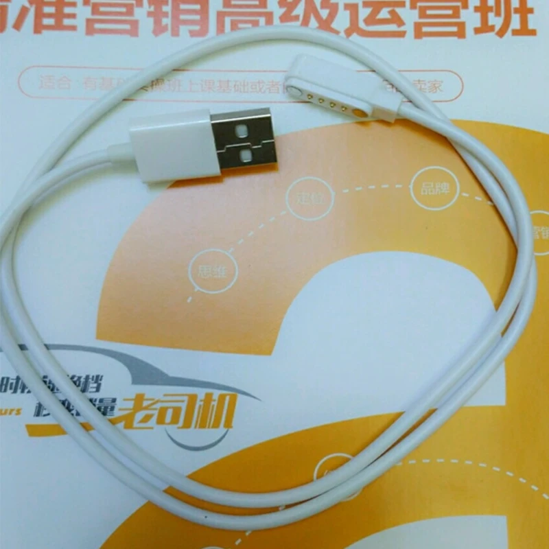 Universal for Smart Watch For KW88 KW18 GT88 Smartwatch USB Power Cable 4 Pin Charging Cable