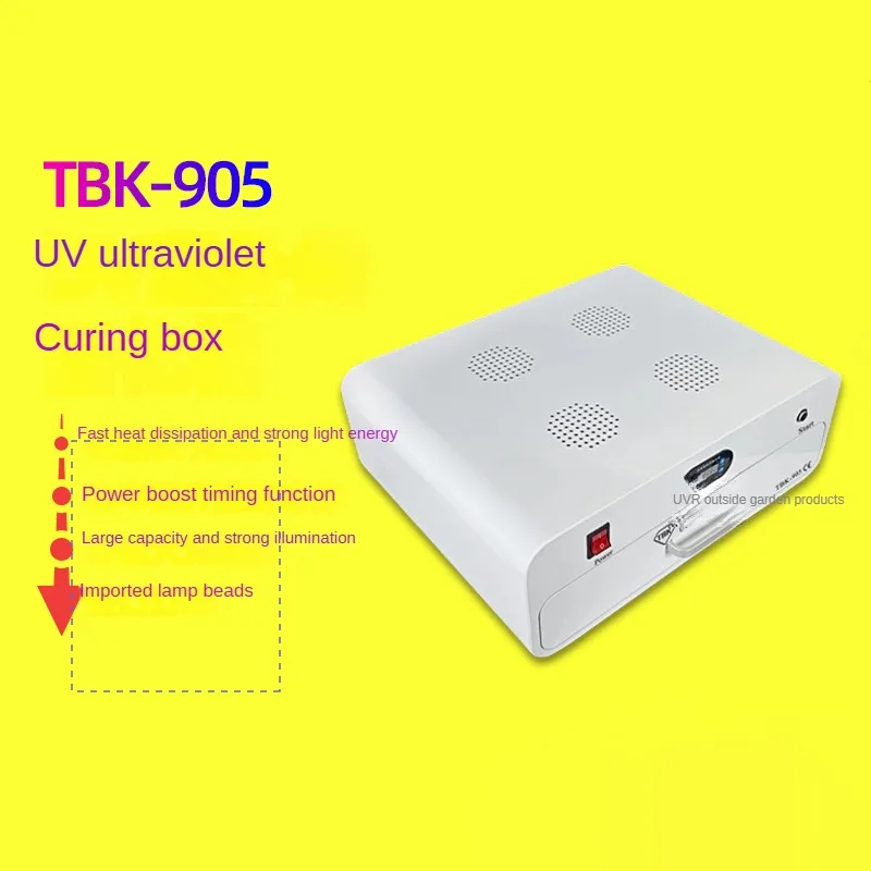 

TBK-905 UV Ultraviolet Drying Display Box Samsung Curved Screen OCA LOCA Adhesive Glue Repair Tool PLC Motor