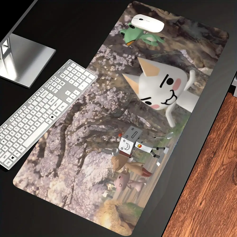 

HYBXAXC Cute T-Toro L-Inoue Cat Large XXL Gaming Laptop Computer Desk Mat Mouse Pad Mouse Mat Notbook Mousepad Gamer