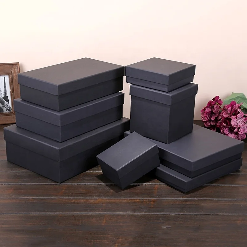 custom.Black Cardboard Paper Wig Hair Extension Packaging Close Box Customize Custom Premium Luxury Piec