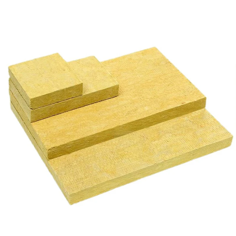 Building materials building exterior wall heat insulation board interior wall filling fireproof rock wool board moisture-proof