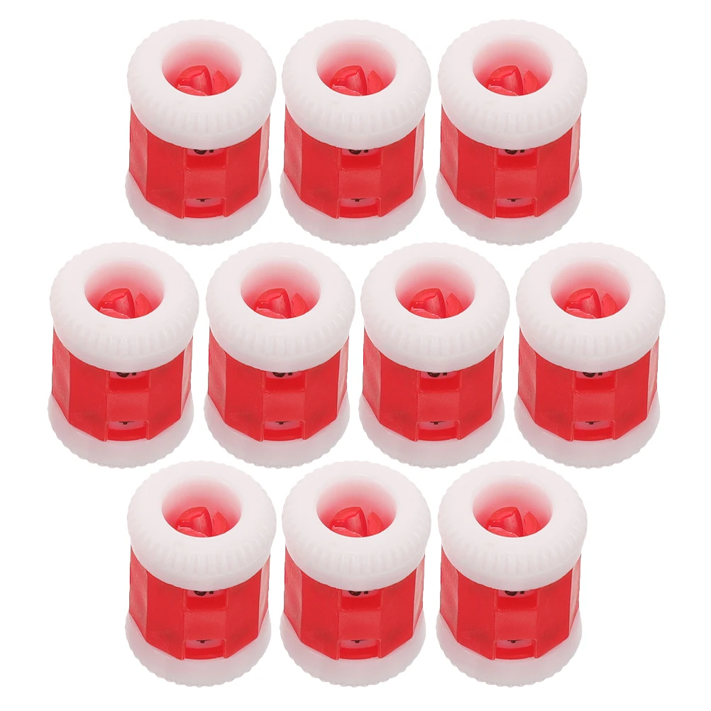 

10pcs Measure Gauge Holder Ring Stopper Long Chain Digital Knitting Machine Ruler Stitch Plastic Storage Tool