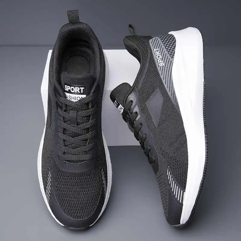 المظهر الوحيد المطاط يزيد من الأحذية المنسوجة في الهواء الطلق للرجال الأخفاف الفاخرة مصمم أحذية رياضية الرجال المتسكعون Tenids #2
