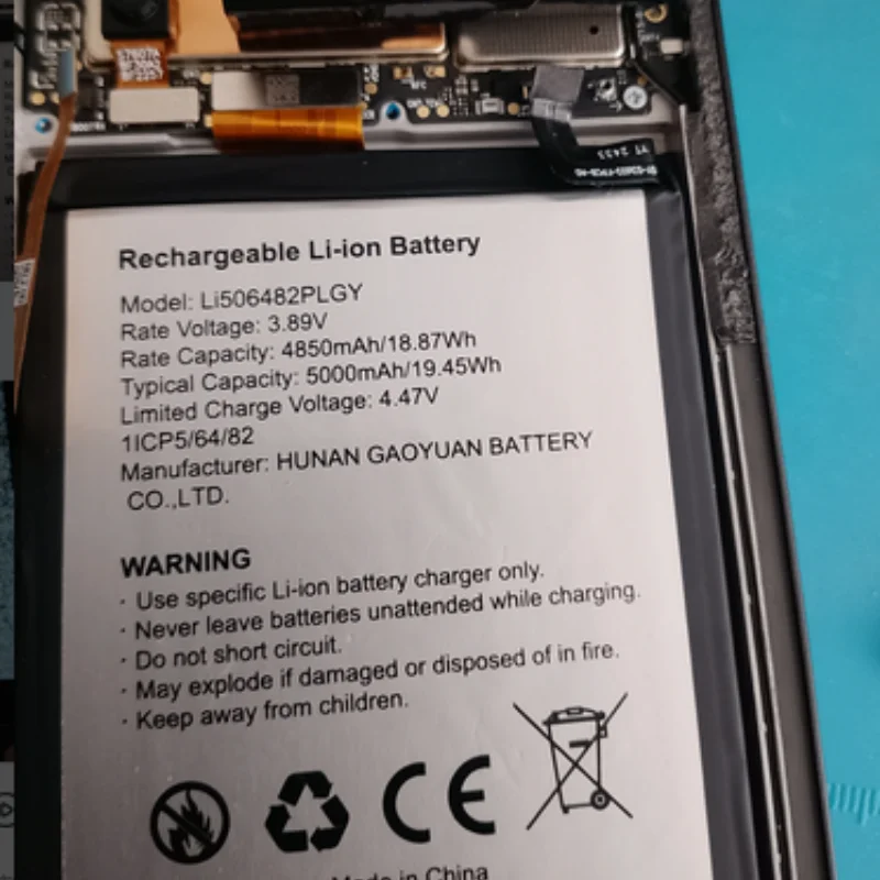 Image of 100 % original für Blackview Oscal Tiger 13 Akku 4850 mAh. Neues Produktionsdatum für Blackview Oscal Akku.