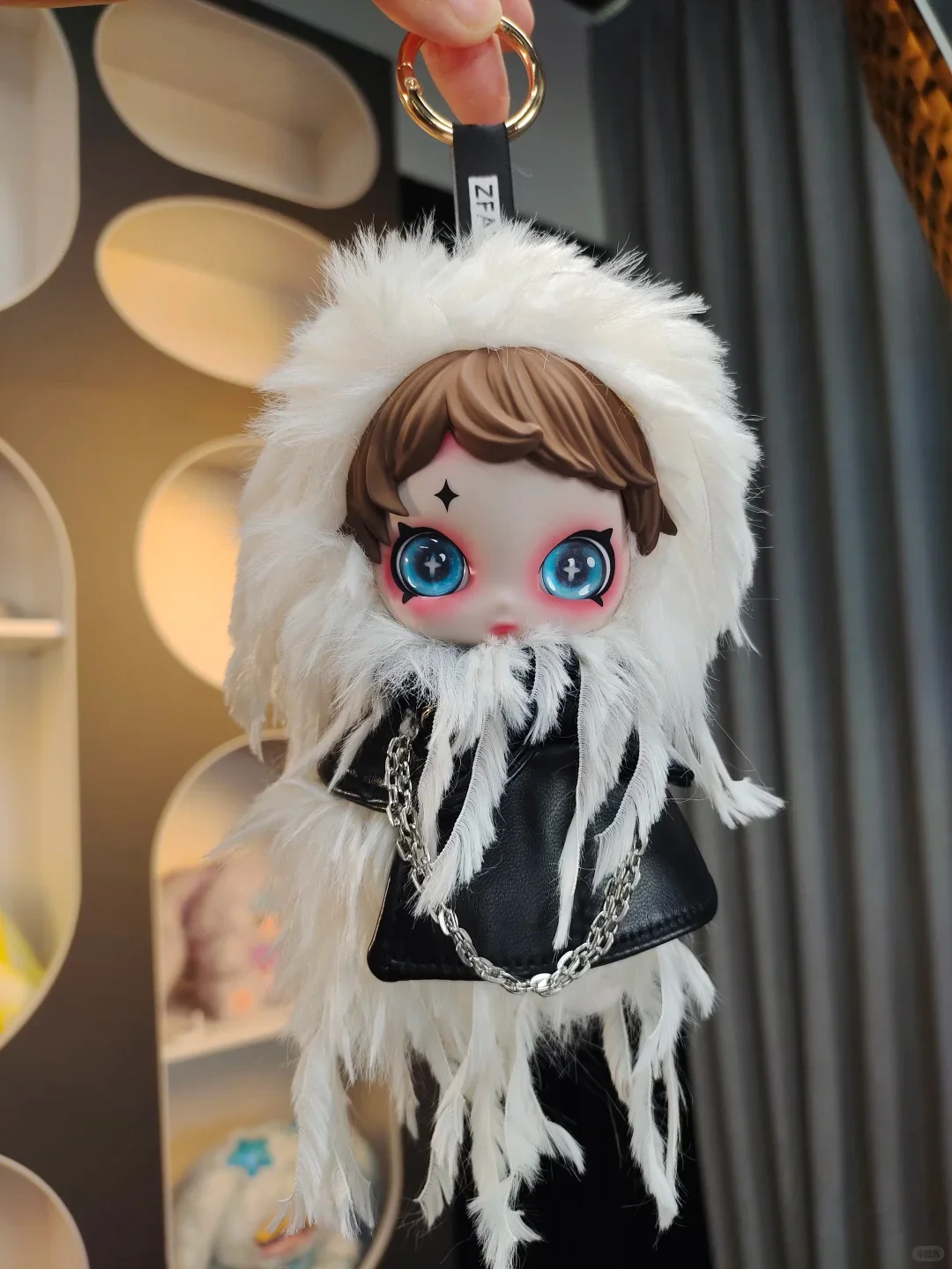 Owen street criança esmalte vinly caixa cega pingente moda figura presente da menina anime bonito saco pendurado presente de aniversário ornamento