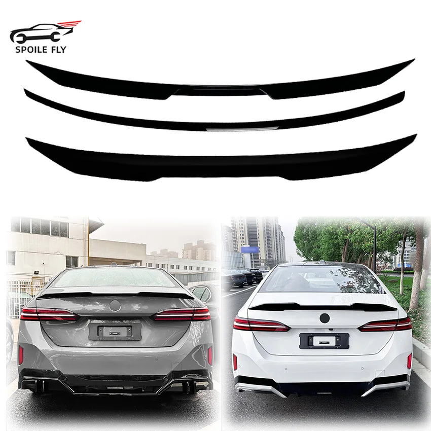 

New Design 2024 To Up For BMW 5 Series G60 i5 M5 520i 528i 535i 530i 525i MP&PSM&M4 Rear Spoiler Trunk Wing Lip By ABS Body Kit