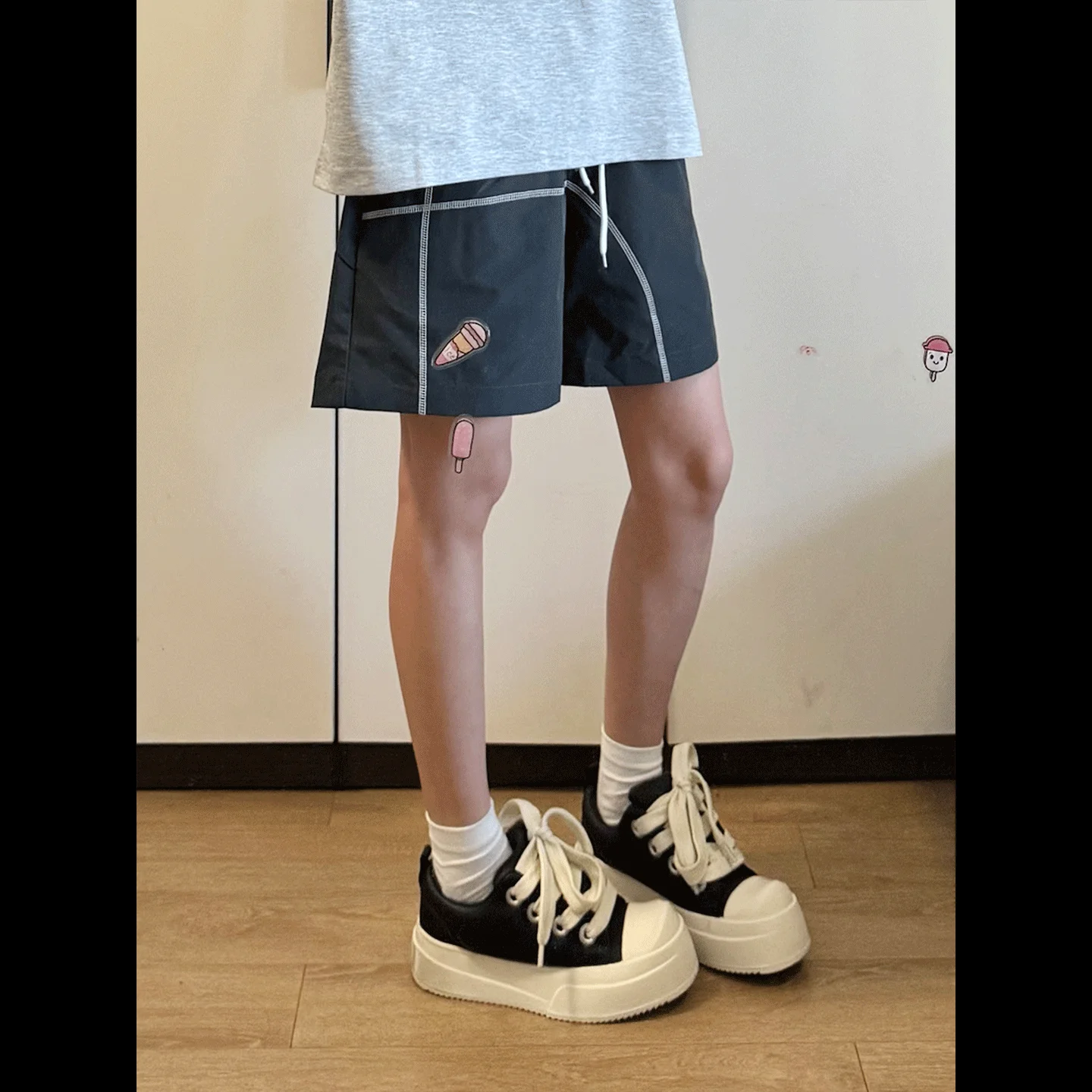 2026 Summer Men's Fashion Casual Trend Loose Shorts