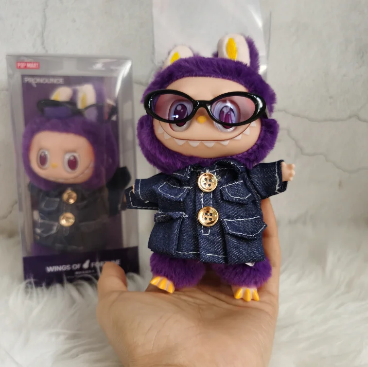 

New Limited Edition The Monsters Labubu X Pronounce Wings Of Fortune Vinyl Doll Action Figure Key Pendant Birthday Gift