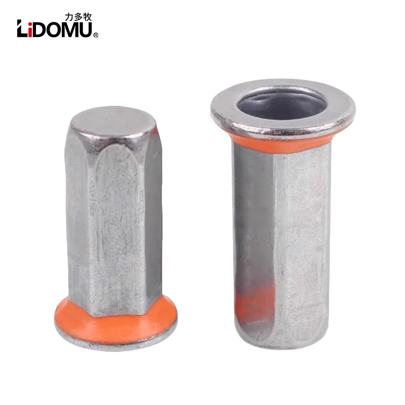 Hexagonal Rivet Nut with Waterproof Adhesive for Electrical Vehicle Battery Carton