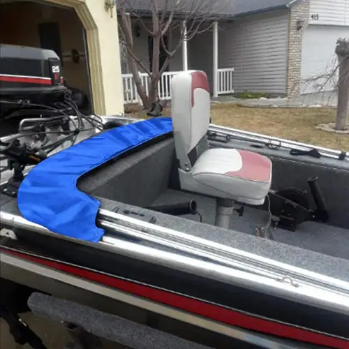 Imagen 2 del producto Cubierta para techo de barco, tela Oxford, cubierta superior para yate Bimini con cremallera y postes de soporte, parasol, dosel para barco, evita que los rayos potentes