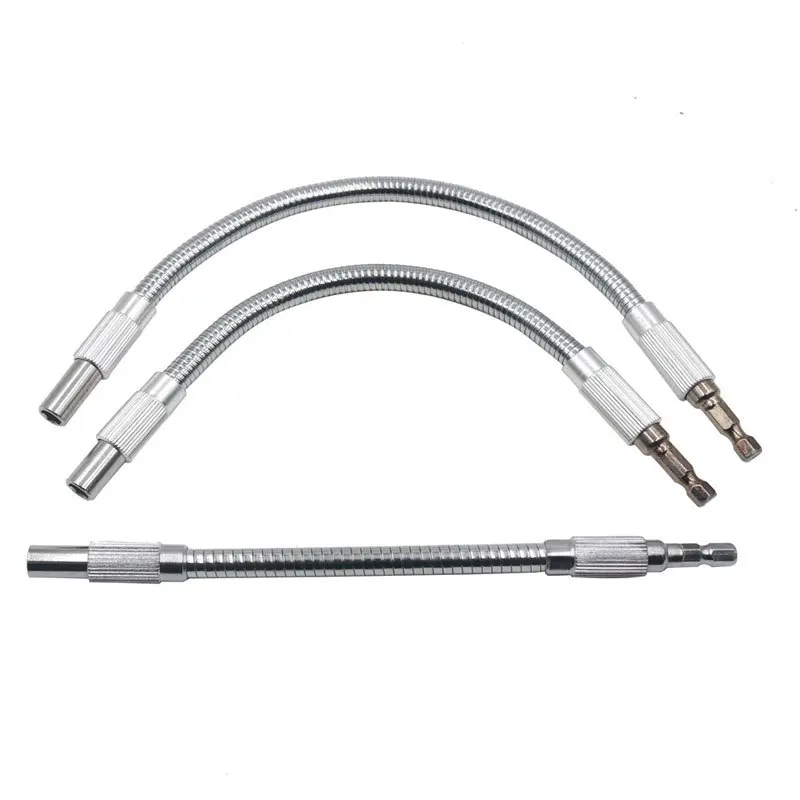 Flexible Drill Bit Extension, 360° Bendable Hex Shank Flexible Shaft,Screwdriver Holder for Power Drill Narrow Space Repair Tool
