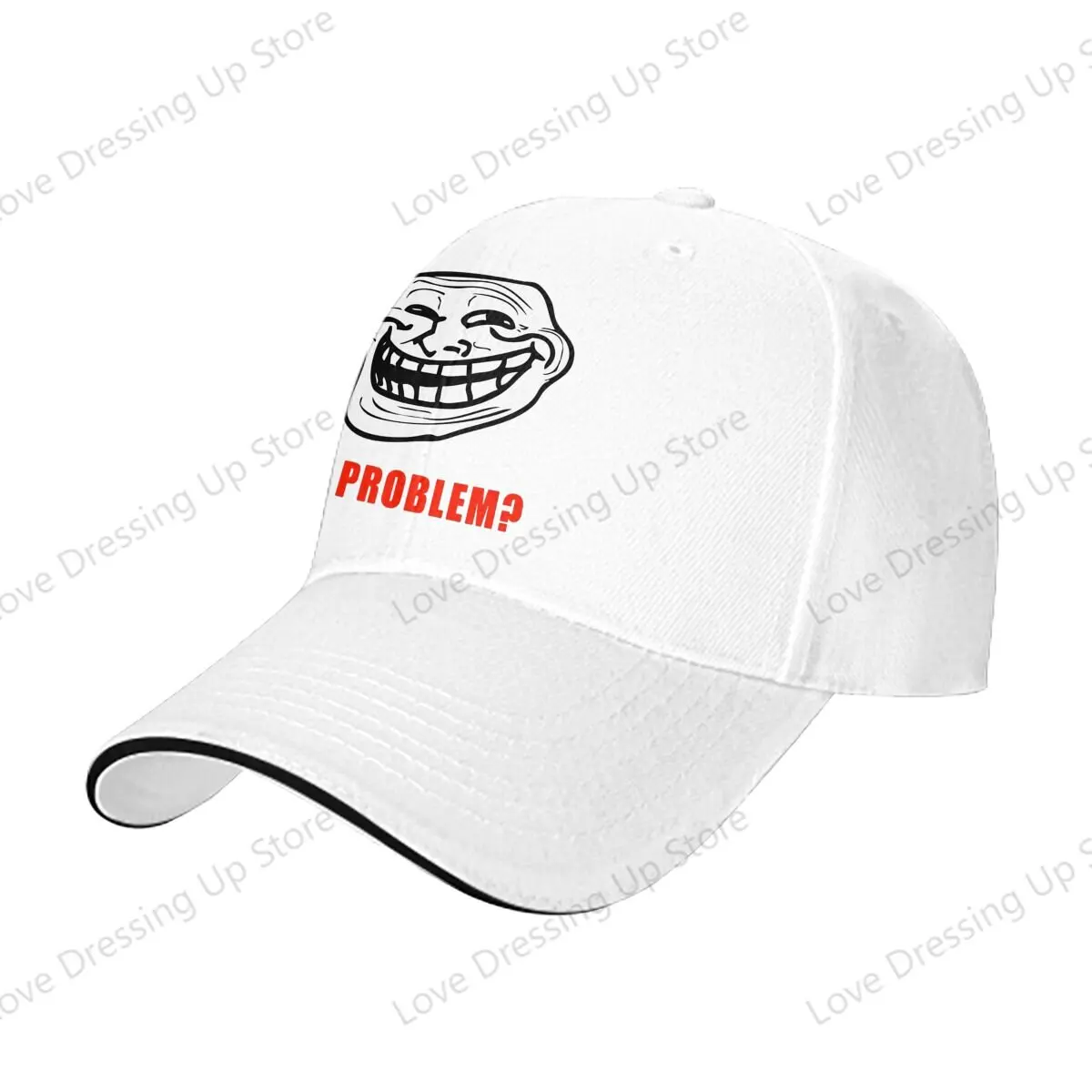 New  Men Women Baseball Caps Funny Trollface Meme Rage Comic Funny Troll Joke Internet Truck Cap Golf Hats