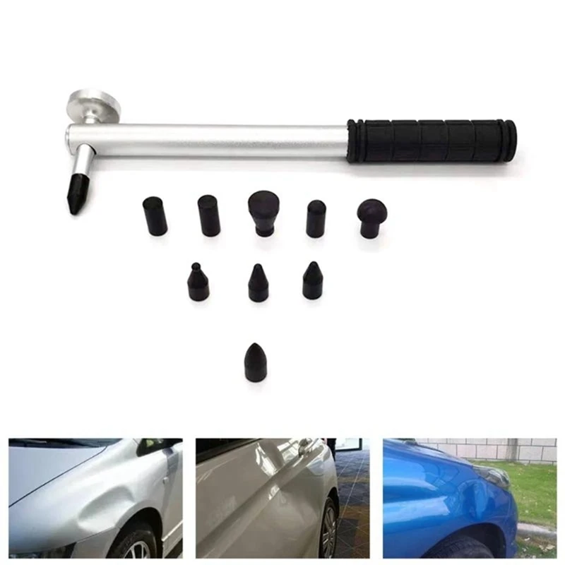 Super Sale Auto Dent Removal Tool Kit - Car Body Dent Repair Pen with Tap Down Hammer for Efficient Dent Removal