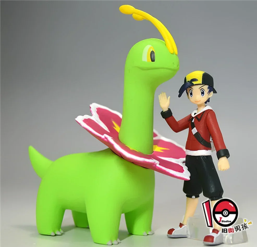 9 CM Bandai Pokemon Giocattoli Per Bambini 1/20 Meganium Anime Figure Cartoni Animati Action PVC Figure Collezioni Modello Bambole Regali Per I Bambini