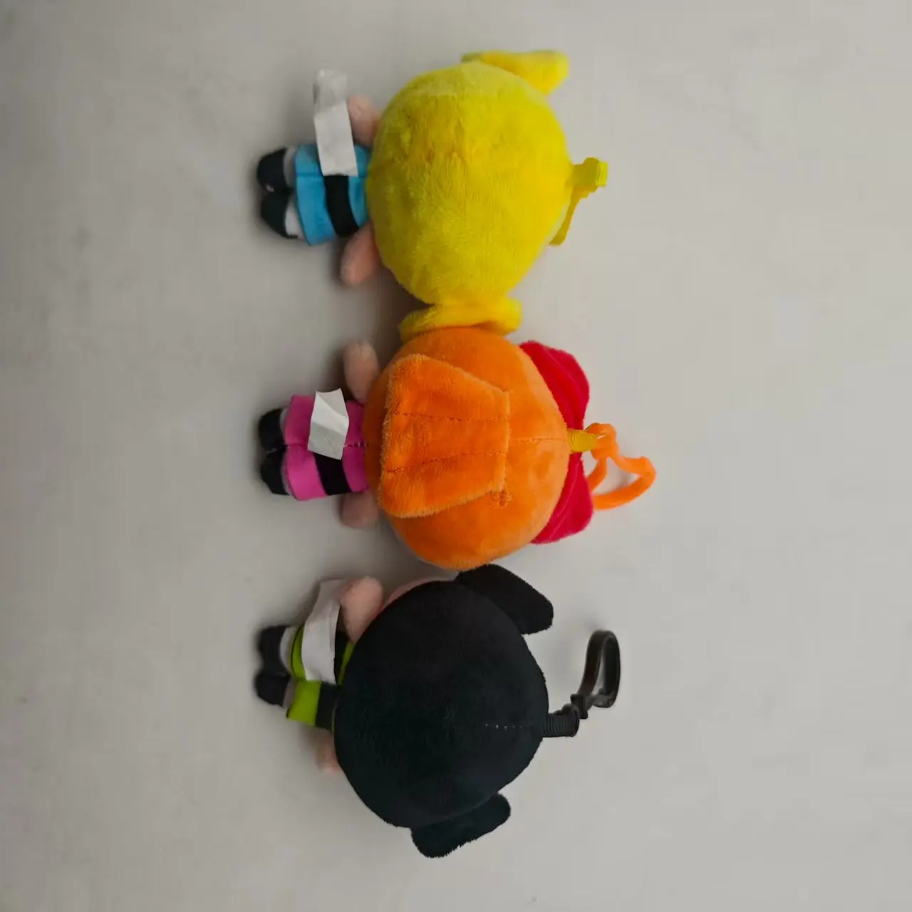 3pcs/lot 10cm Cartoon anime Powerpuff Girls Plush Toys Cute Blossom Buttercup Bubbles stuffed Plush dolls Gifts For Childr
