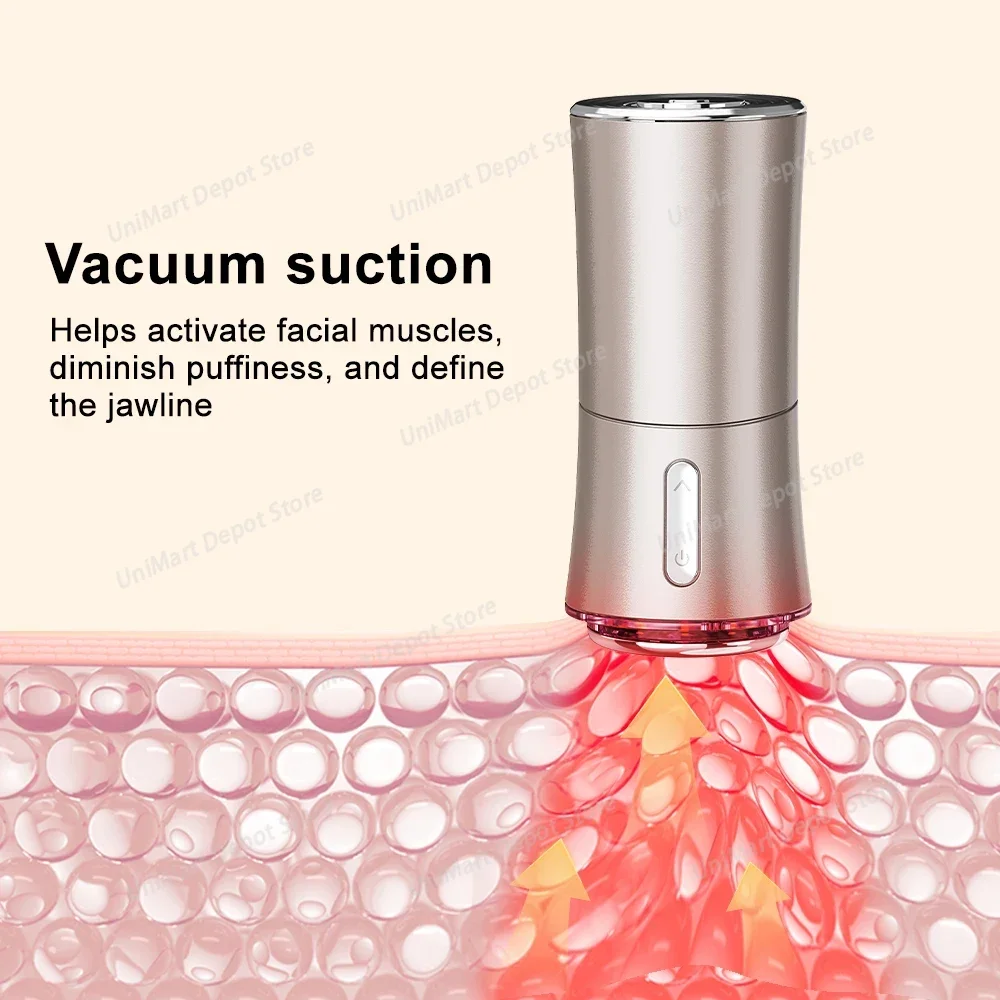 Vacuum Negative Pressure V Face Lifting Massager, Household EMS Microcurrent Beauty Device Skin Import Instrument