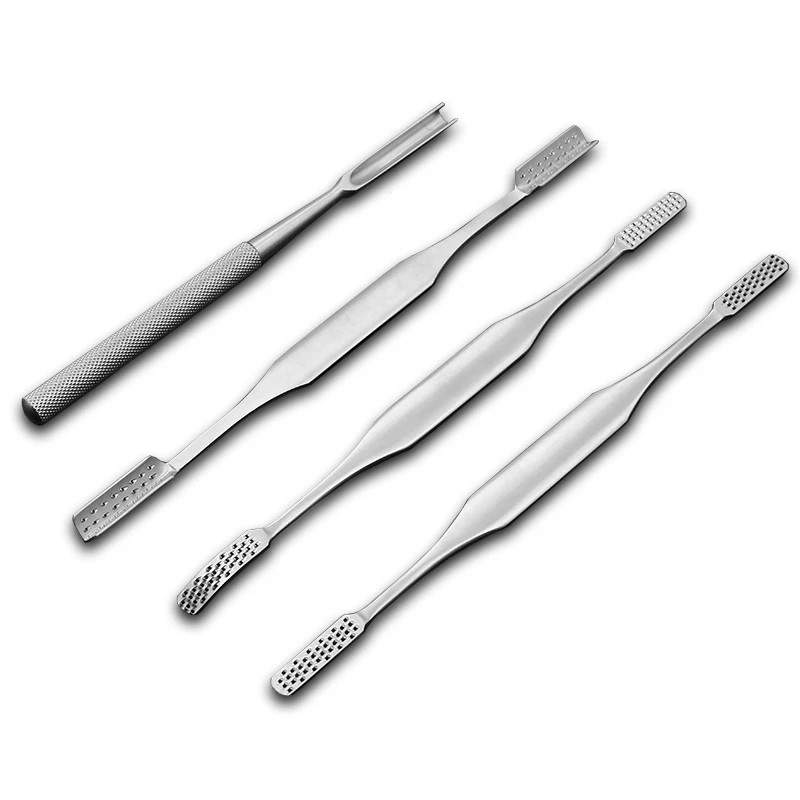 Lima nasale scalpello osseo nasale strumento di plastica di bellezza coltello osseo scalpello osseo con fori