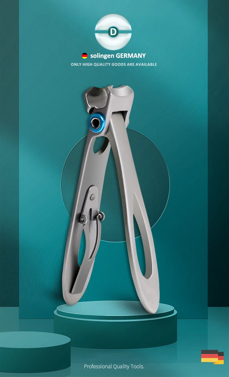 Hochwertiger Nagelknipser mit breiter Backe, Cutter, Trimmer, Maniküre-Schere, dicker harter Zehennagel, Fingernagel- und Pediküre-Werkzeuge – Detail 1