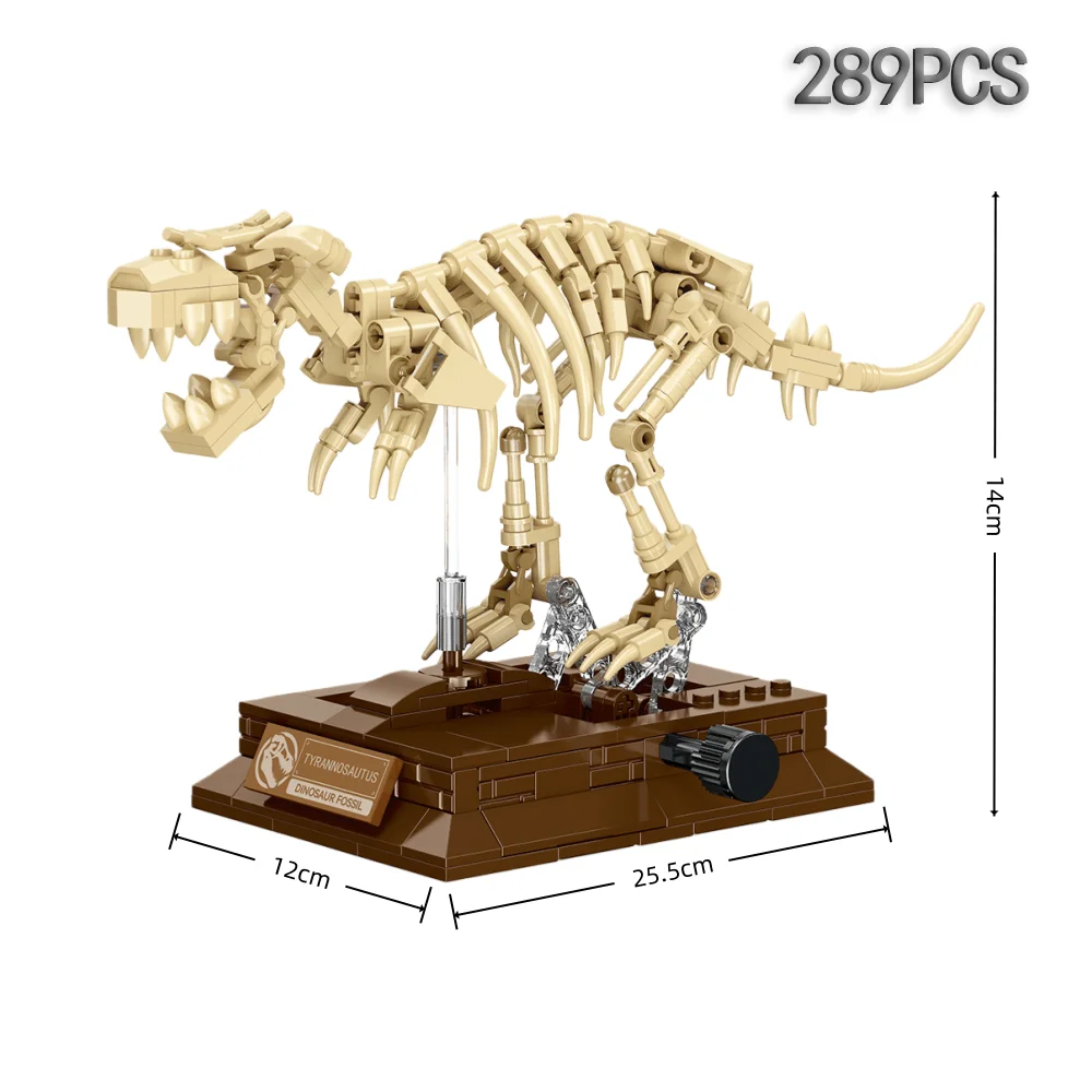 KNEW BUILT Pterosaur Dinosaur Fossil Building Block Toy-Gift voor verzamelaar, educatief STEM-speelgoed en woondecoratie, verjaardagscadeau voor jongens
