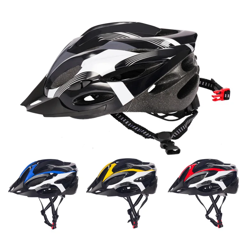 Men Women Bicycle Helmet Ultra-light Carbon Fiber Texture Mountain Bike Helmet Adult Bike Safety Helmet Riding Equipment