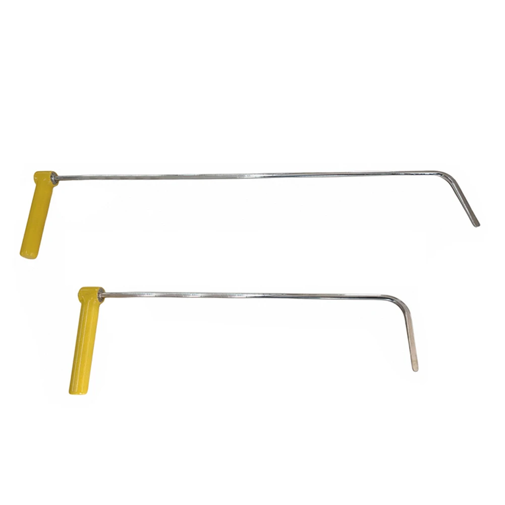 2 قطعة خطاف إصلاح دنت السيارة الفولاذ المقاوم للصدأ أدوات إزالة دنت السيارة بدون طلاء إزالة دنت جسم السيارة المخل لتلف البرد