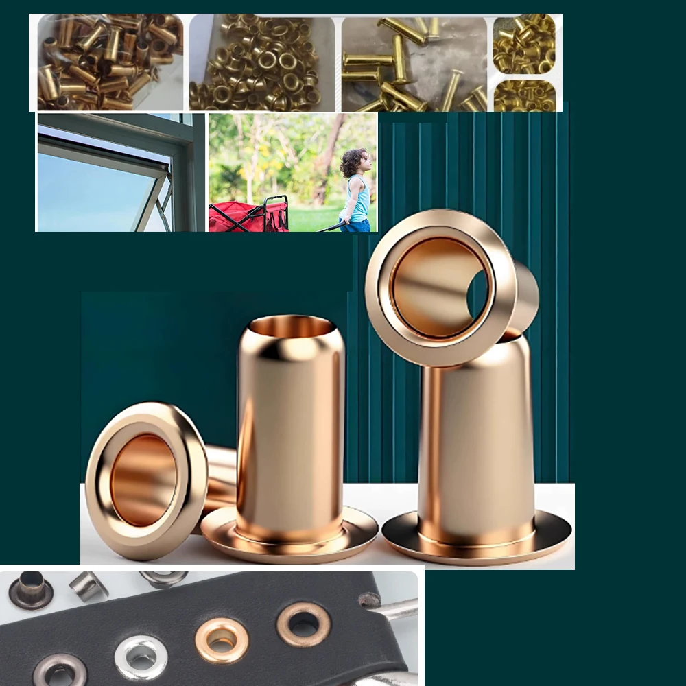 

Brass Eyelet Hollow Tubular Rivets Through Nuts Hole Grommets M0.9 M1.3 M1.5 M1.7 M2 M2.3 M2.5 M3 M3.5 M4 M5 M6