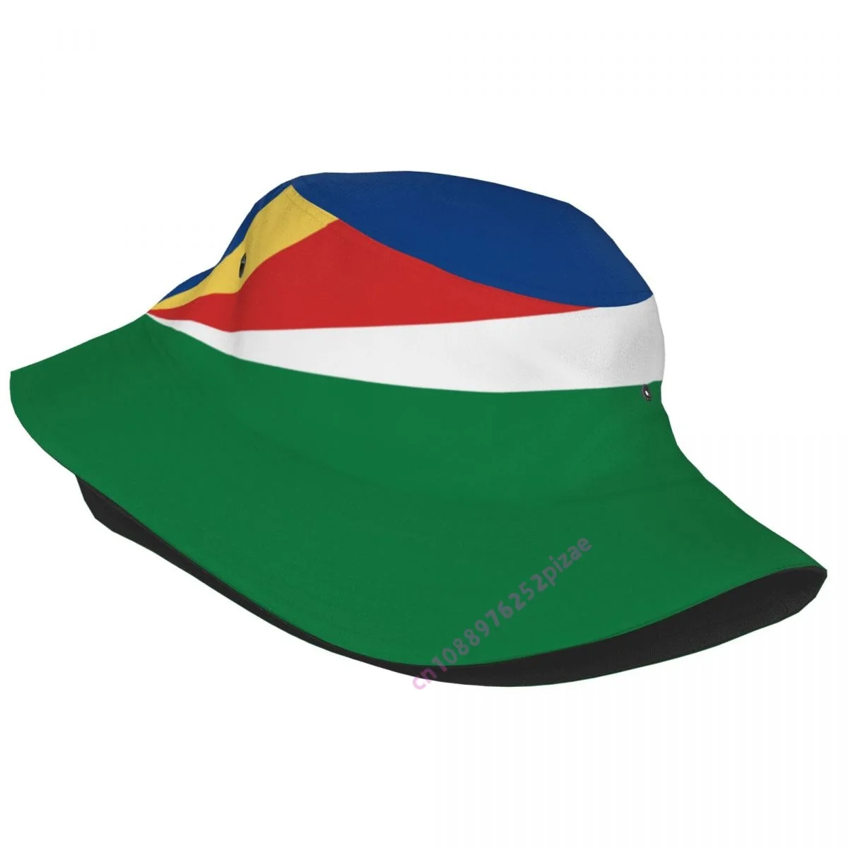

Seychelles 3D Flag Men Women Bucket Hat Outdoor Sun Protection Cap Breathable Mesh For Fisherman Camping Hiking