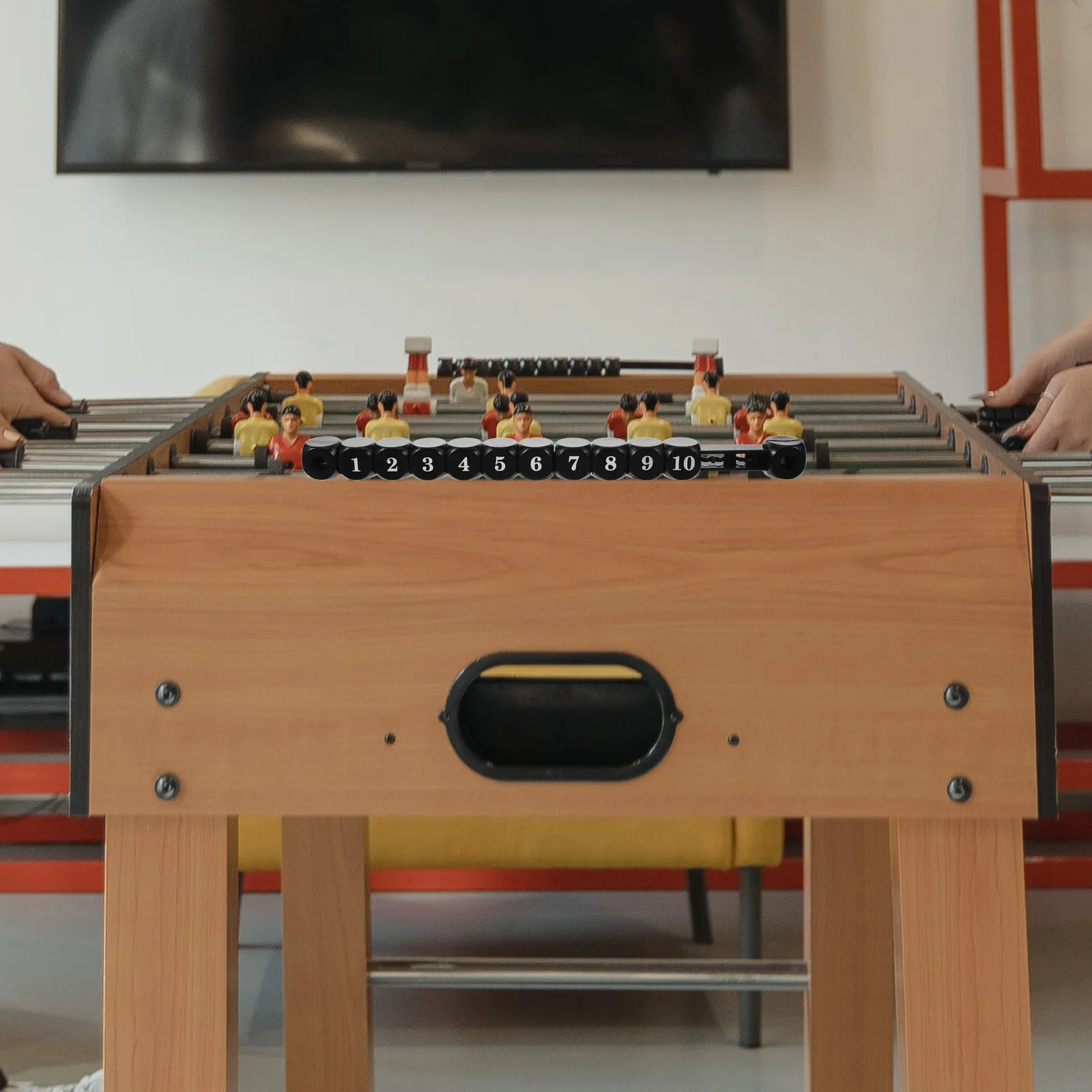 

2 шт. счетчики очков для настольного футбола, прочные держатели очков для настольного футбола, многофункциональные принадлежности для настольного футбола