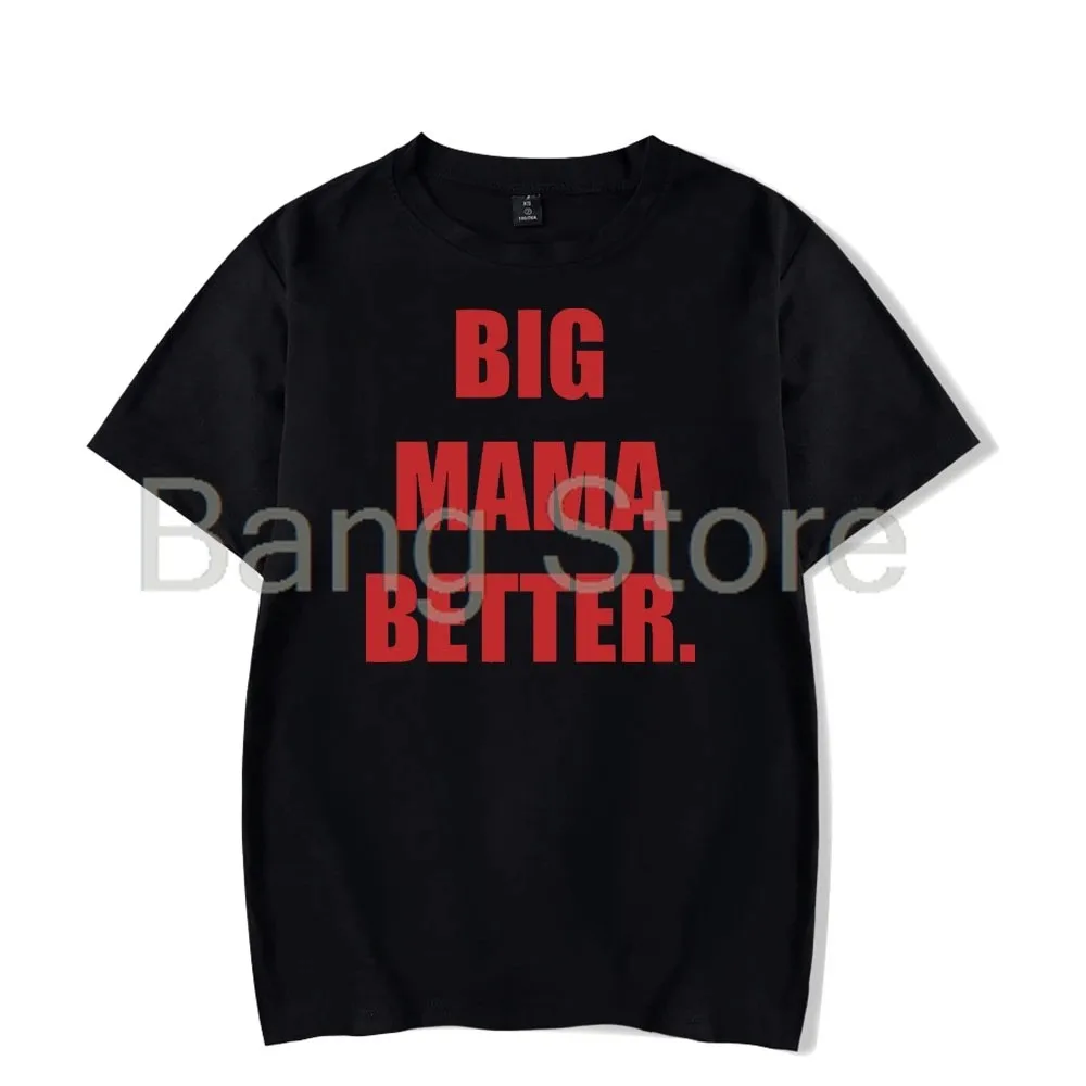 Latto Big Mama Short Sleeve Merch Tee Women Men Crewneck Fashion T-shirt Unisex Tops