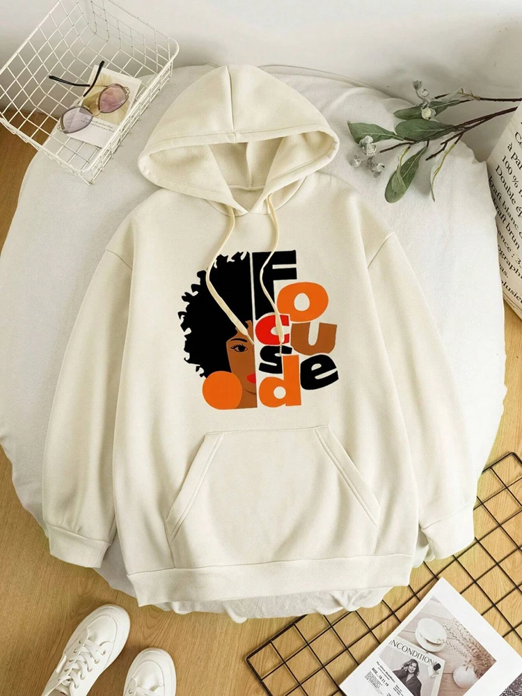 

funny girl Printed Sweatshirt Women Harajuku Comfortable Hooded Fashion Soft Casual Basic Hoodies Autumn Fleece Warm Clothes