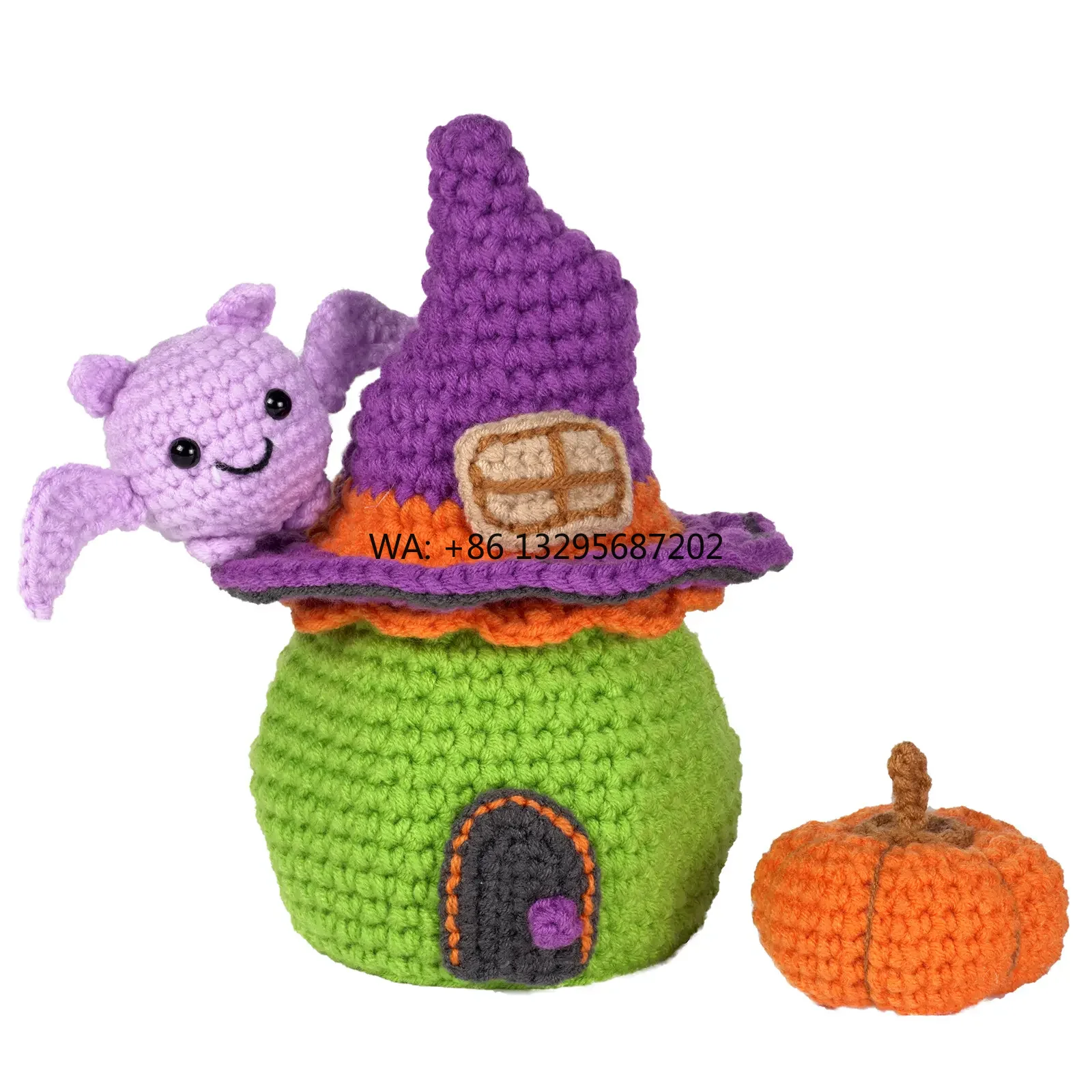 

Hot Sale Halloween Crochet Toys DIY Crochet Kits for Beginners Children With Enough Yarn Weaving Gift Cross Stitch