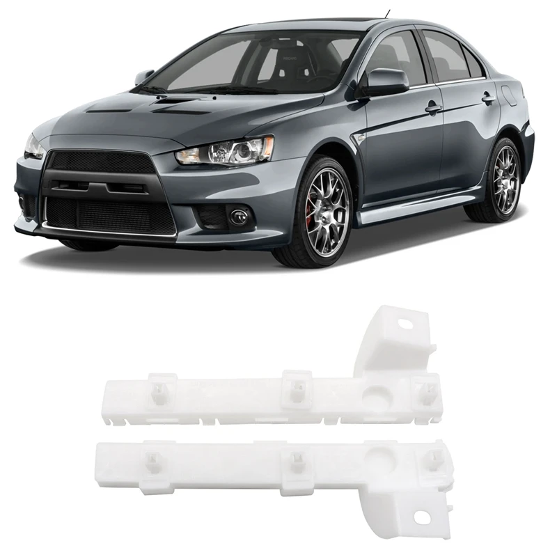 

Front Right & Left Bumper Bracket For Mitsubishi Lancer Except EVO 2008-2017 6400F549 6400F550