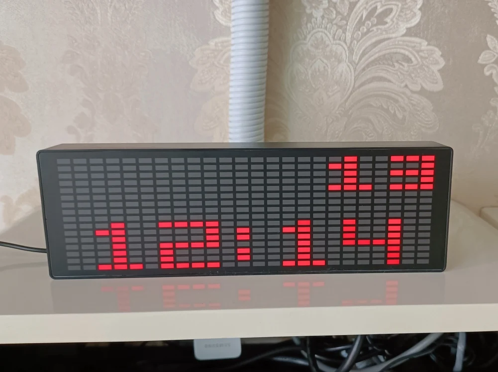 Colorful music spectrum Digital Clock RGB LED display electronic DIY Cool gift