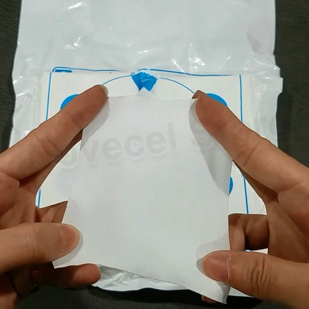 400pcs/lot Clean Soft Anti-Static Non-Dust Cloth 4-inch Microfiber Glass Mobile Phone Screen And Watch LCD Clean Dust-Free Cloth