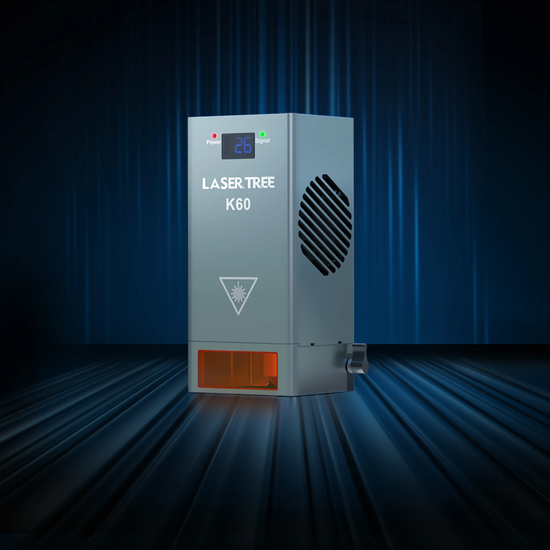 

LASER TREE K60 High Power 60W 40W 20W Adjustable Laser Engraver Module with Air Assist for Cnc Laser Engraving Machine Head