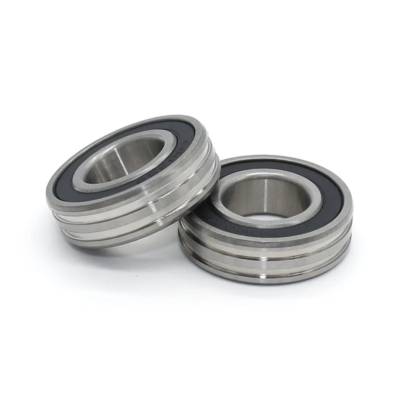 Production and supply of non-standard 6003RS deep groove ball bearing outer ring with double slot 17 * 35 * 10mm