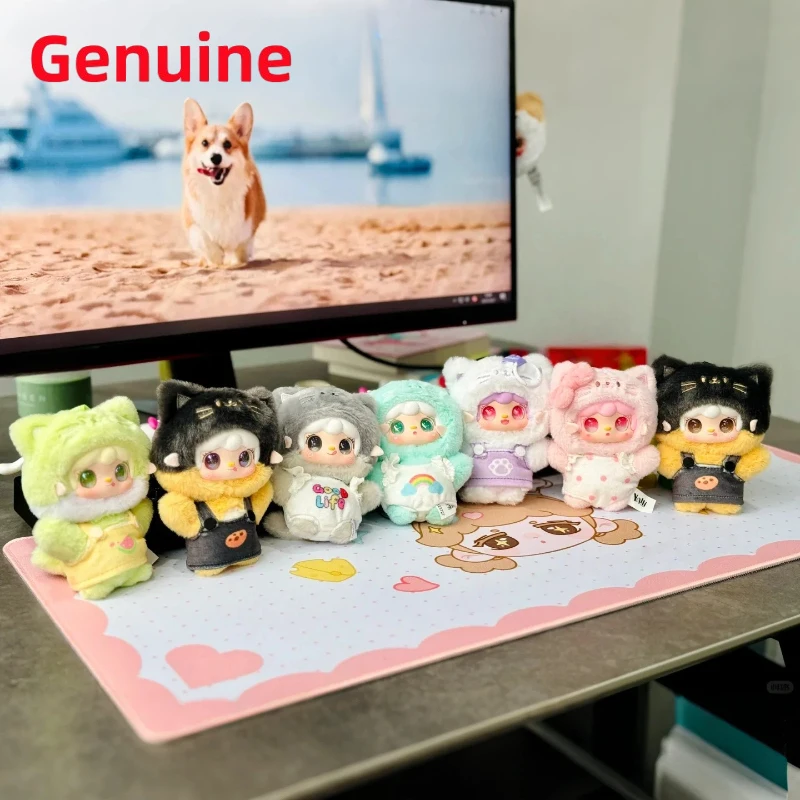 

В наличии Yooki Meow Meow, серия летних вечеринок, слепая коробка, виниловая плюшевая сумка, милый кулон, кукла, подарок для девочки, загадочное украшение, игрушка для девочки