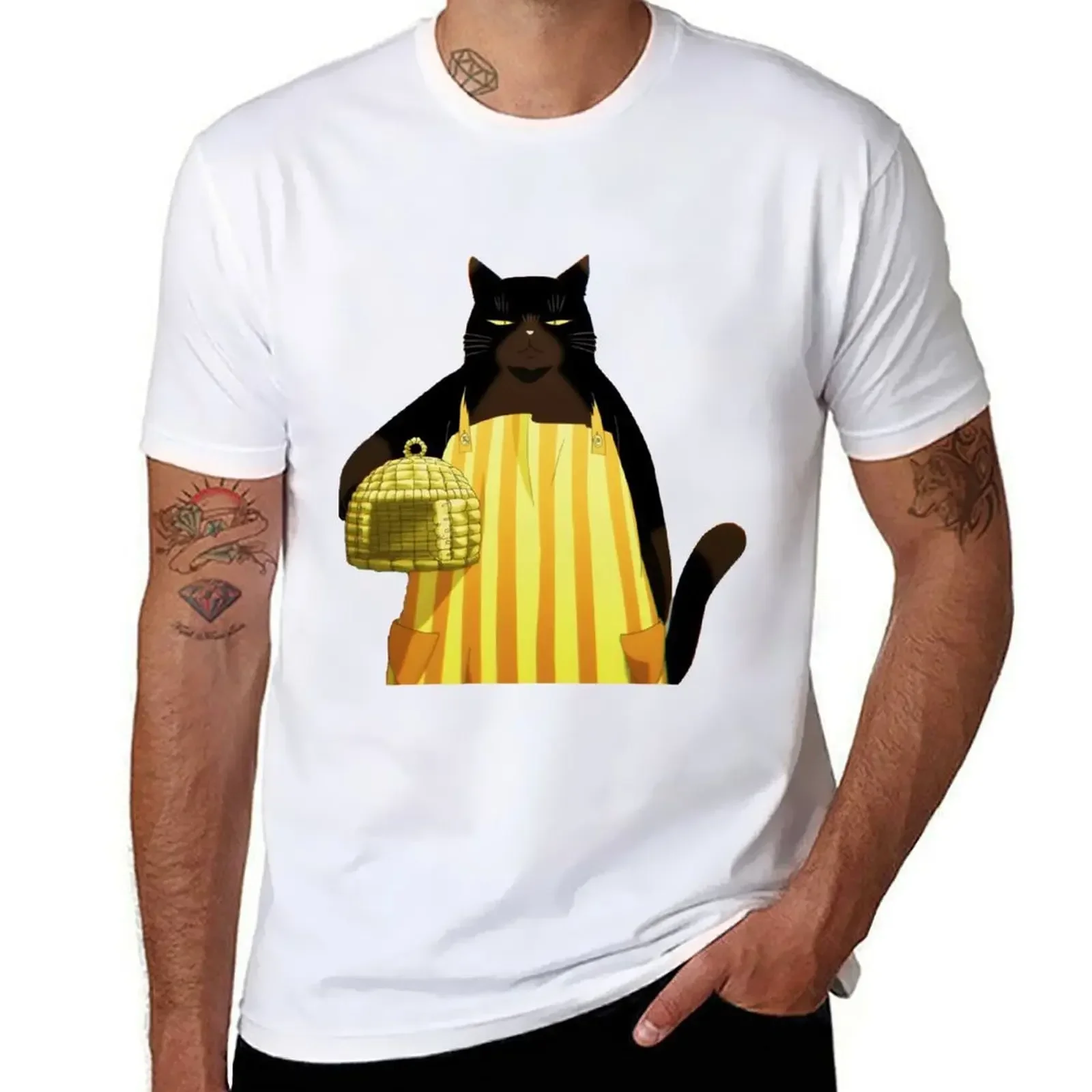 vintage clothes graphics animal prinfor boys men graphic t shirts The Masterful Cat Is Depressed Again Today T-shirt 2024 funny