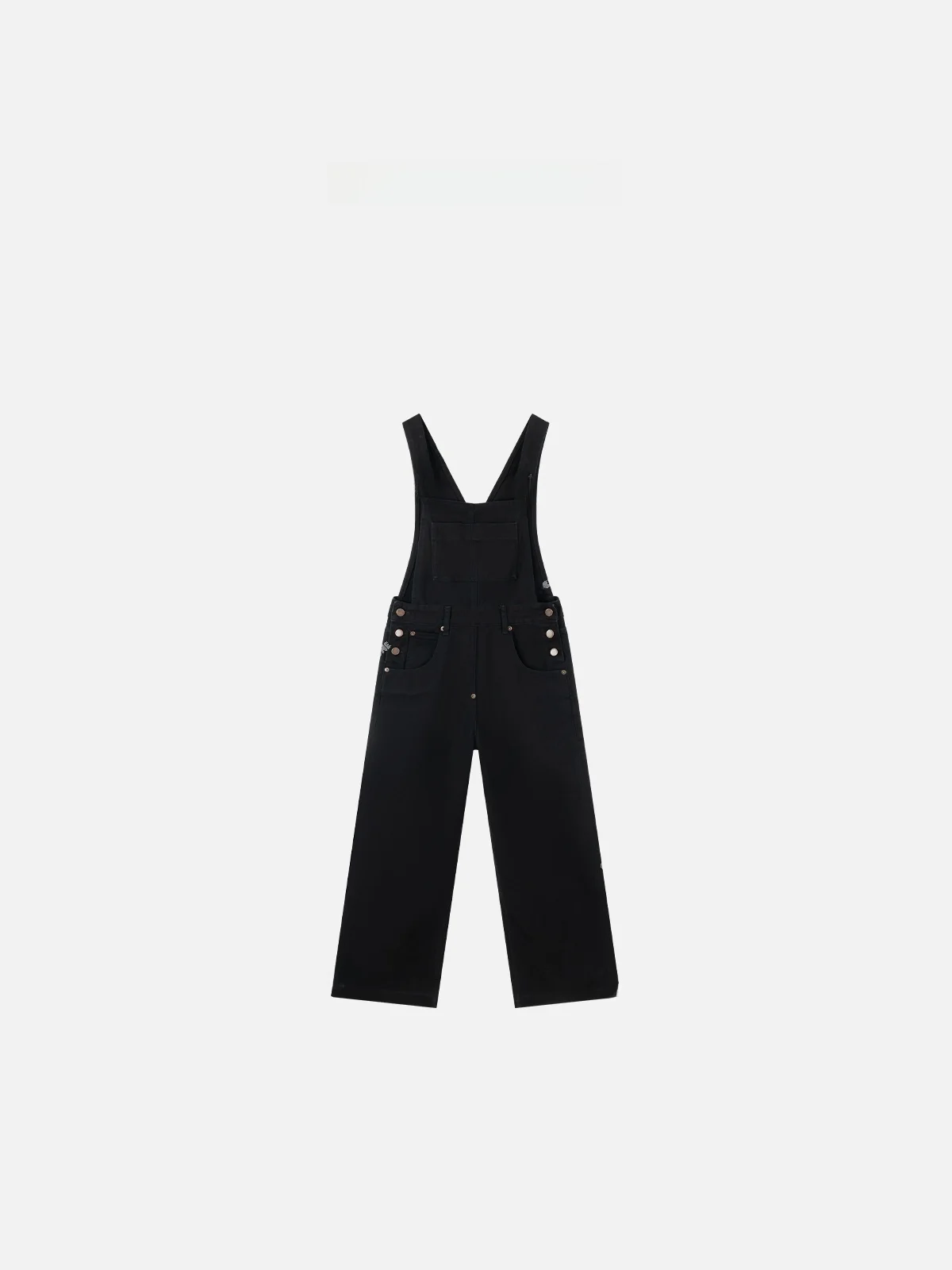 

Zone Retro Versatile Waed Overalls Simple Slimming One-Piece Pants Women's High Waist Long Pants 00% Cotton Spring 2025