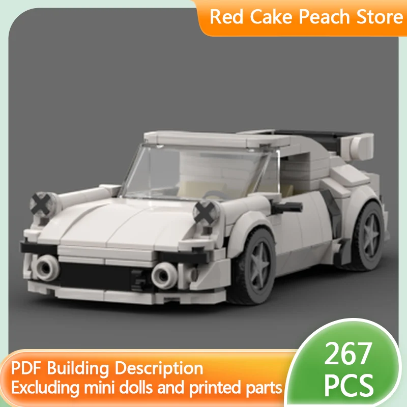 

Модель скоростного гоночного автомобиля MOC, строительные кирпичи, внедорожный гоночный автомобиль, модульная технология, детские праздничные подарки, сборка игрушек, костюм