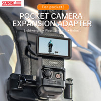 STARTRC Mount Bracket Clip for DJI Pocket 3 Sport Camera Expand Accessories Bracket for Backpack Bicycle Clip Tripod Chest Strap