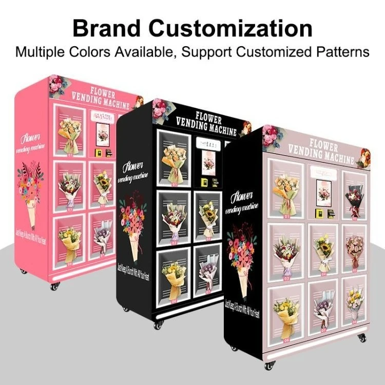 24h Fresh Floral Cooler Flower Vending Frizer Automatic Flower Vending Machine