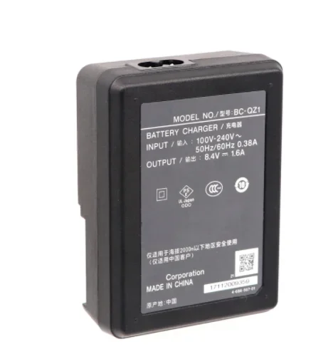 BC-QZ1 charger for Sony A9M2 A7C A7RM3 A7R3 A7R4 A7M3 A7RM4 A6600 camera