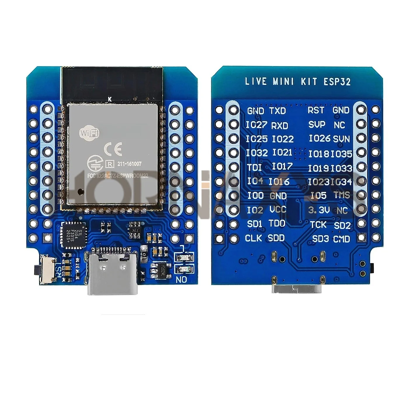 1-10PCS/ D1 Mini LIVE ESP32 ESP-32 WiFi+Bluetooth Internet of Things Development Board based ESP8266 Fully Functional TYPE-C