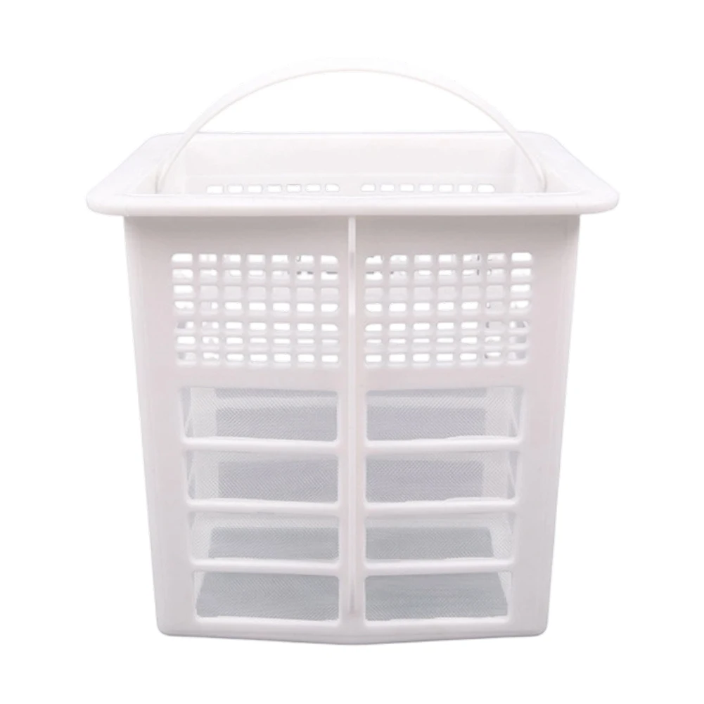 White ABS Replacement Filter Basket SPX1600M 40 Mesh With Handle For For Hayward S VS XE Pool Equipment Accessories