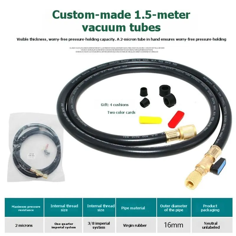 SOFT-Evacuation Pressure-Keeping Pipe Ball Valve Switch Fluorine Tube Air Conditioning Parts
